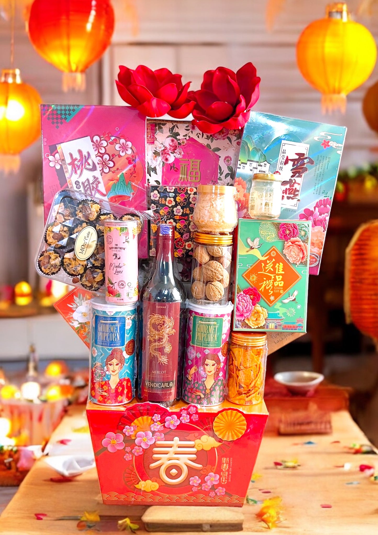 Chinese New Year 2025 | Golden Deluxe Happiness CNY 2025 Hamper _TYPE B