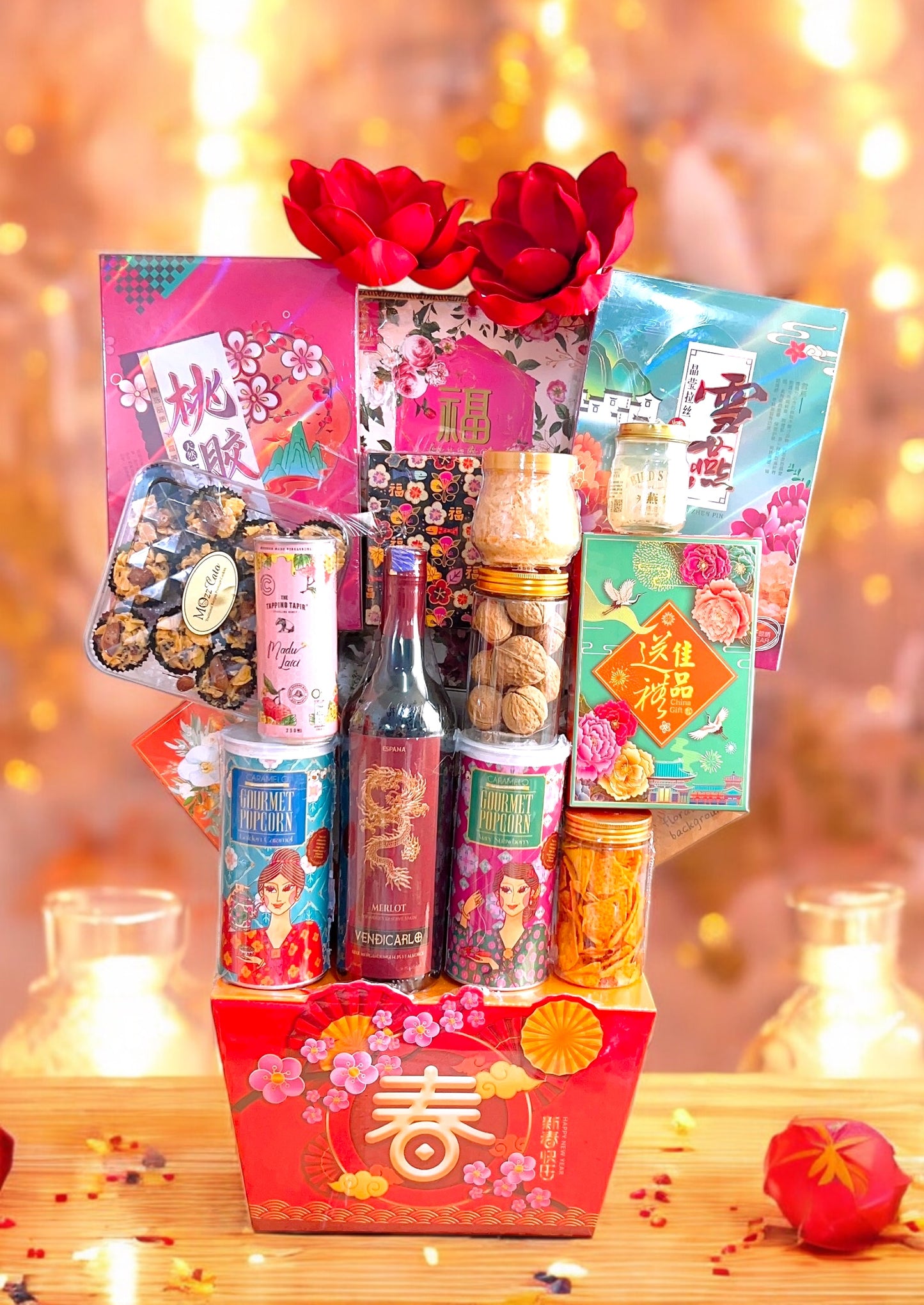 Chinese New Year 2025 | Golden Deluxe Happiness CNY 2025 Hamper _TYPE B