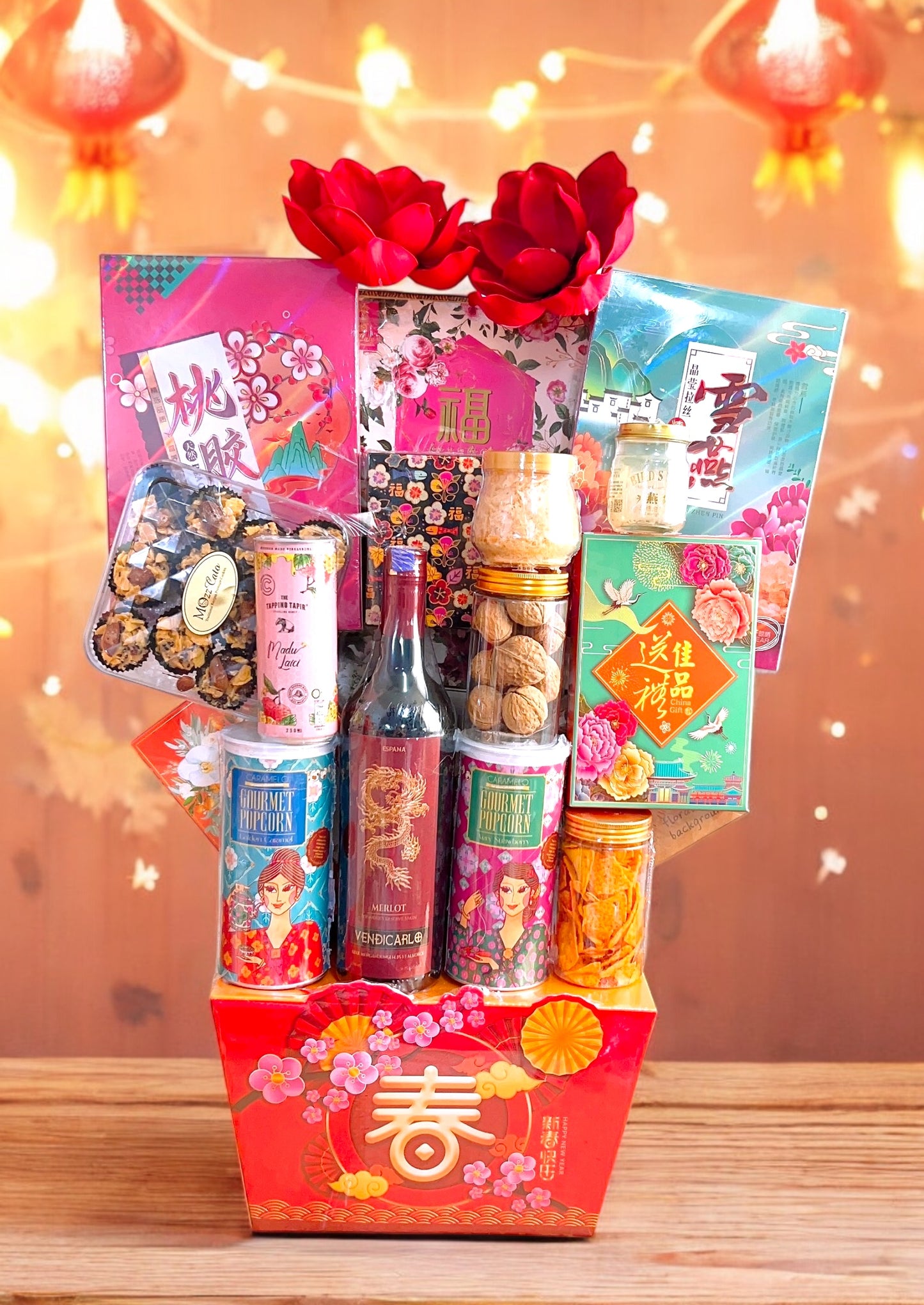 Chinese New Year 2025 | Golden Deluxe Happiness CNY 2025 Hamper _TYPE B