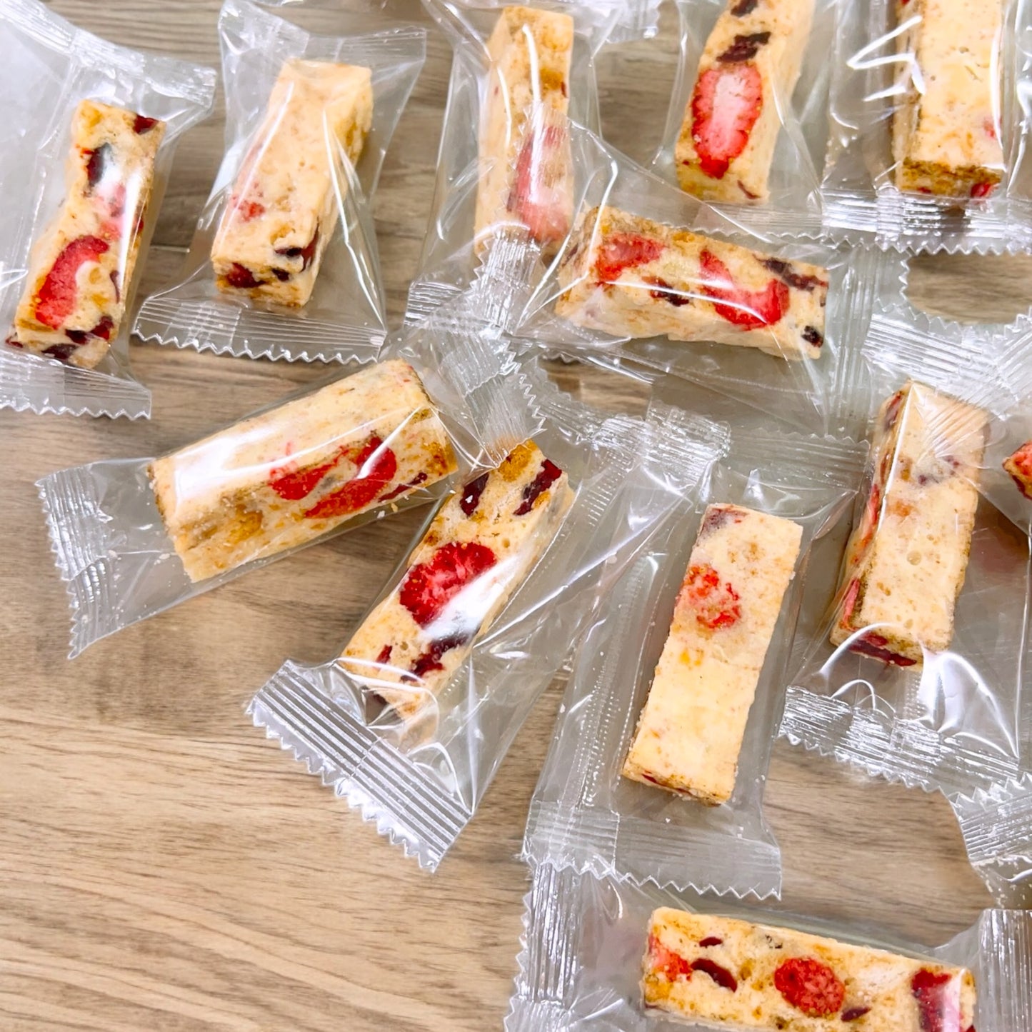 Strawberry Nougat with Freeze-Dried Strawberry - Berry Bliss